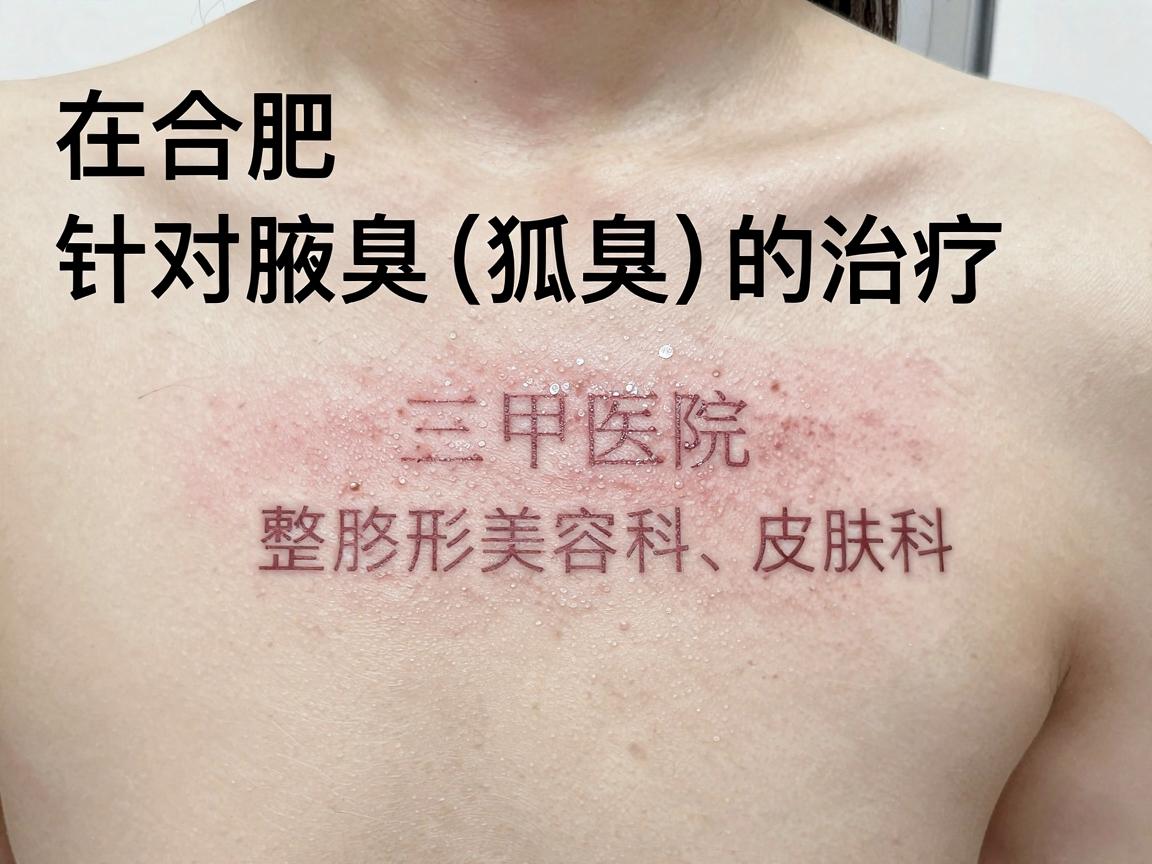 在合肥，针对腋臭（狐臭）的治疗，主要推荐三甲医院的整形美容科、皮肤科，或是一些口碑较好的专业私立医疗机构。选择医院时，重点关注微创手术技术（如小切口刮吸术、微创大汗腺清除术）以及术后恢复保障
