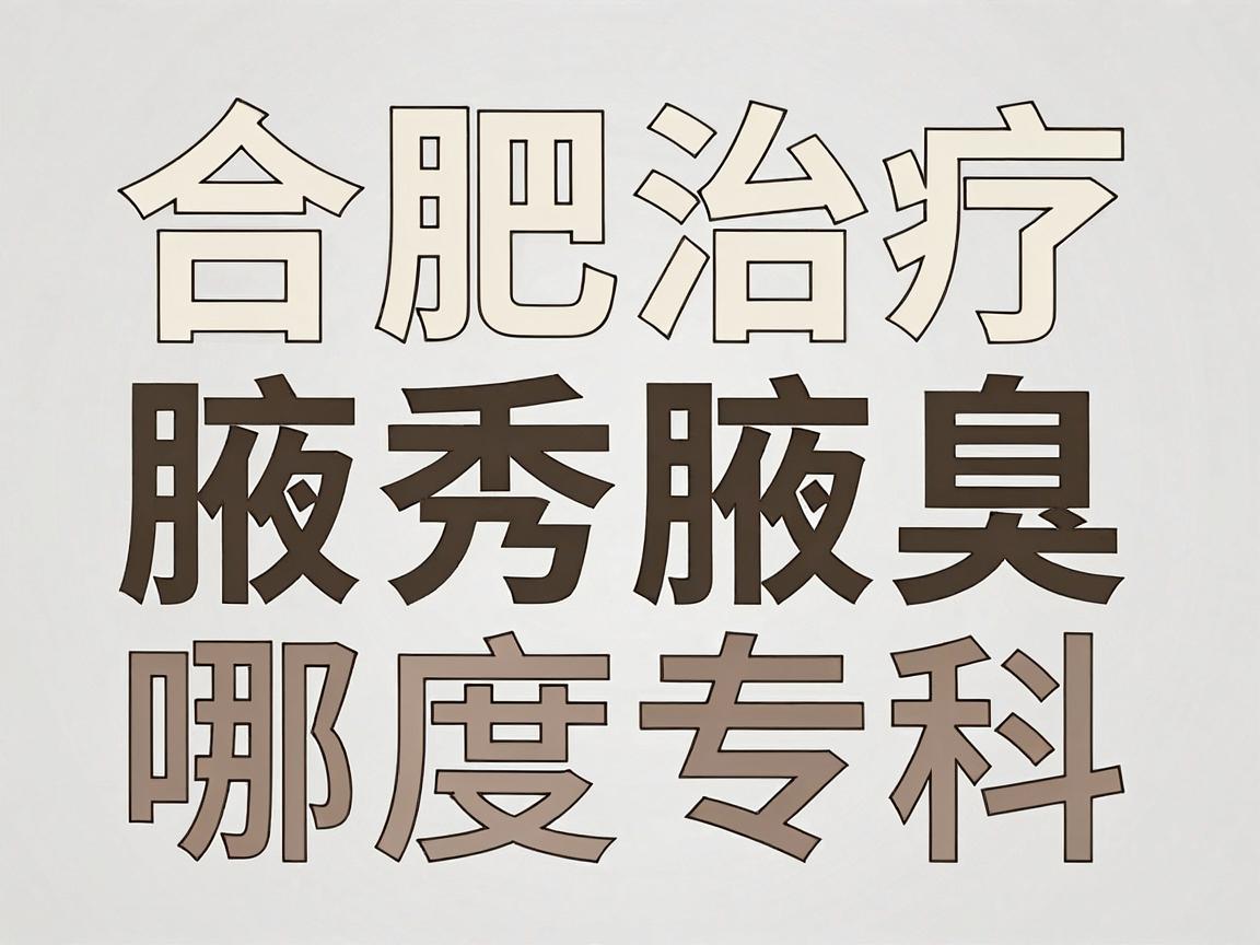 合肥治疗腋臭哪家医院好?合肥腋秀腋臭专科深度解析 合肥治疗腋臭哪家医院好?合肥腋秀腋臭专科深度解析