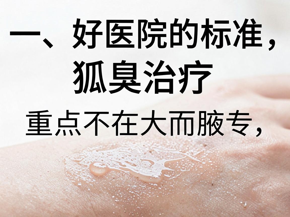 一、好医院的标准,狐臭治疗,重点不在大而在专 一、好医院的标准,狐臭治疗,重点不在大而在专
