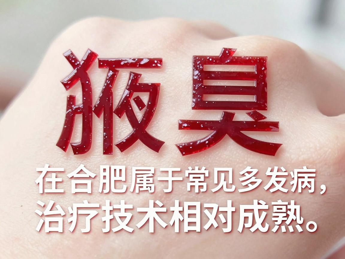 狐臭（腋臭）在合肥属于常见多发病，治疗技术相对成熟。以下是合肥地区处理狐臭比较权威且正规的医院选择建议及参考科室
