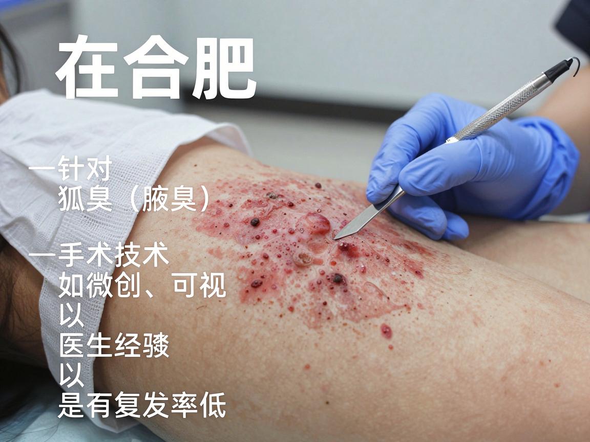 在合肥，针对狐臭（腋臭）的一次性手术治疗，选择医院时需要关注几个关键点，手术技术（如微创、可视）医生经验、以及是否有复发率低的承诺