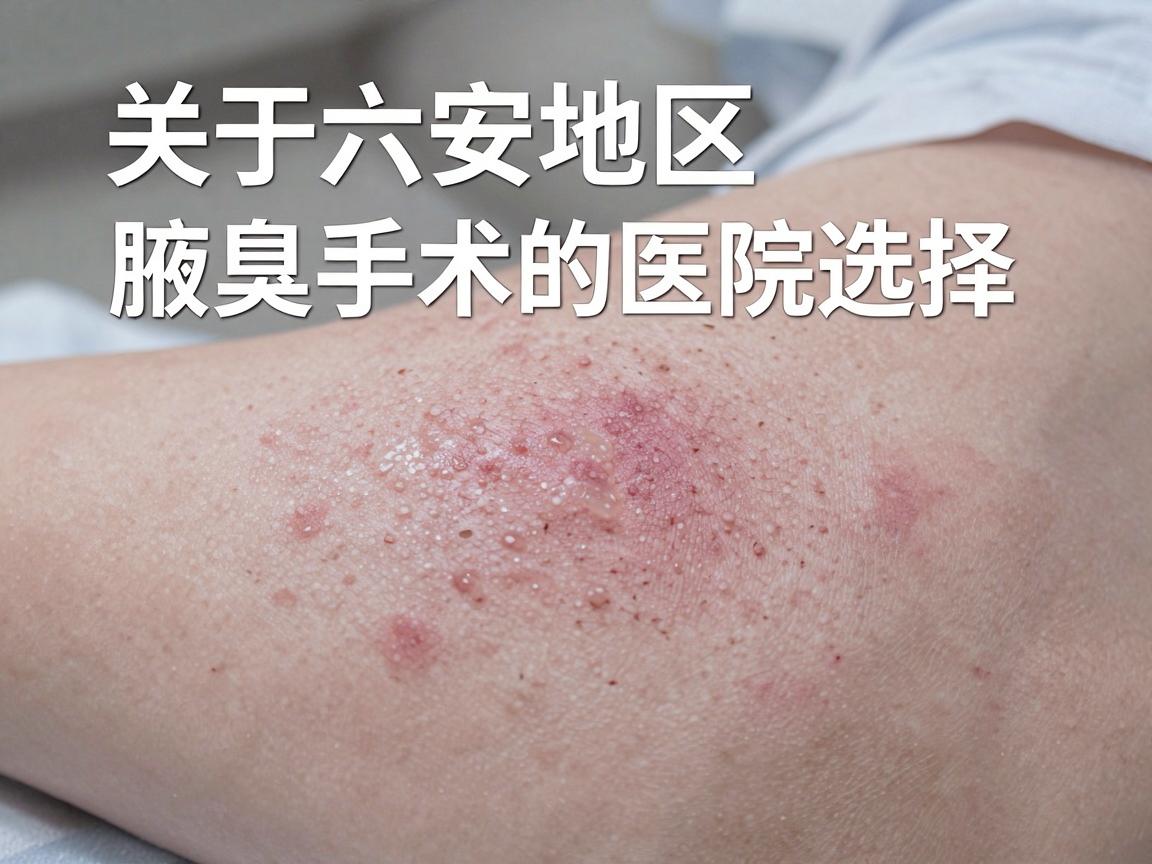 关于六安地区腋臭手术的医院选择,由于医疗技术、医生经验和患者评价存在个体差异,建议您通过以下渠道获取最新、最准确的信息 关于六安地区腋臭手术的医院选择,由于医疗技术、医生经验和患者评价存在个体差异,建议您通过以下渠道获取最新、最准确的信息