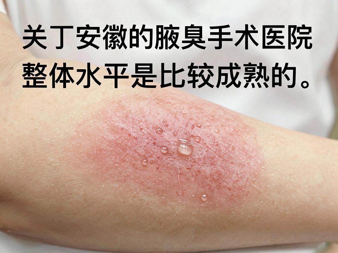 关于安徽的腋臭手术医院,整体水平是比较成熟的。安徽省内,尤其是在合肥,拥有多家三甲医院的皮肤科或整形外科,能够提供规范、有效的腋臭治疗 关于安徽的腋臭手术医院,整体水平是比较成熟的。安徽省内,尤其是在合肥,拥有多家三甲医院的皮肤科或整形外科,能够提供规范、有效的腋臭治疗