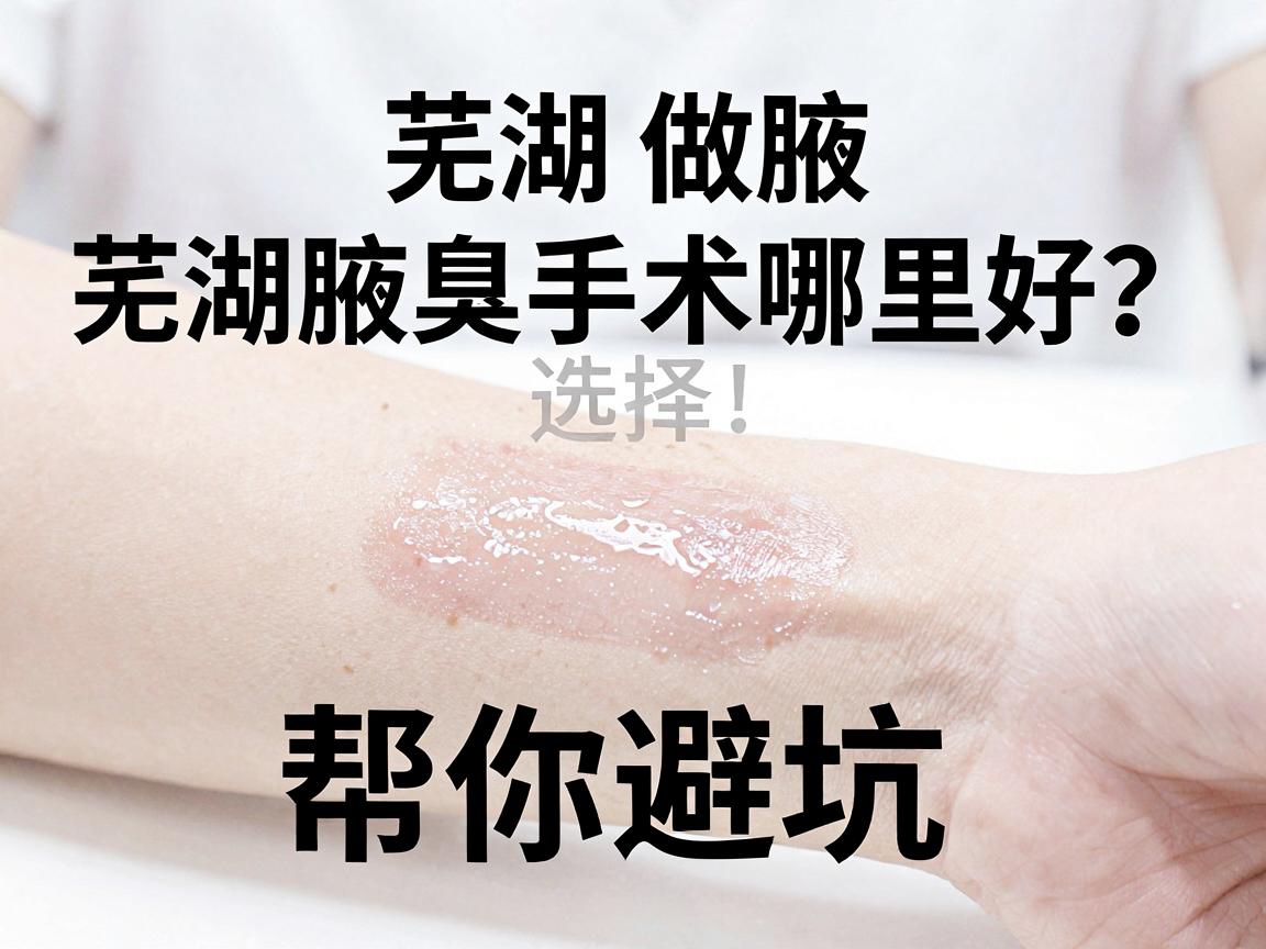 芜湖做腋臭手术哪里好?芜湖腋臭手术医院选择,这三步帮你避坑 芜湖做腋臭手术哪里好?芜湖腋臭手术医院选择,这三步帮你避坑