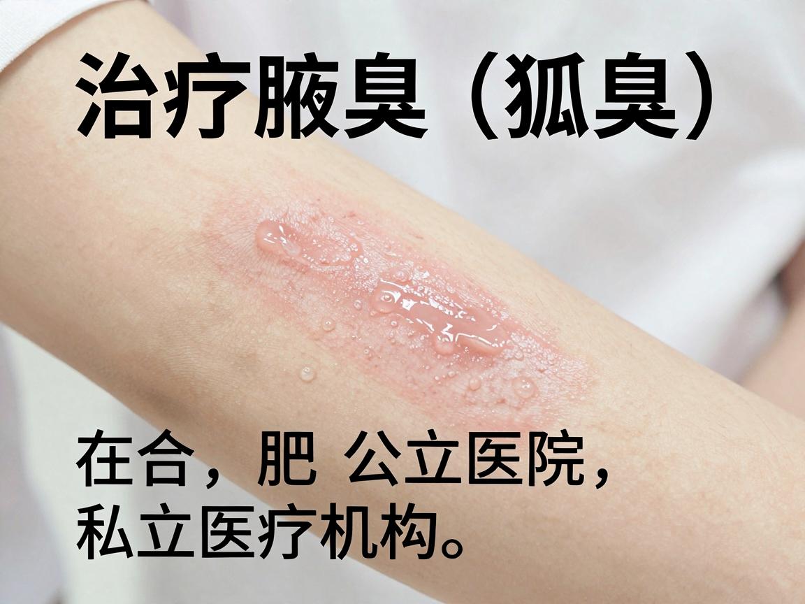 治疗腋臭(狐臭)在合肥有多种选择,主要分为公立医院和私立医疗机构。以下是具体建议,供您参考 治疗腋臭(狐臭)在合肥有多种选择,主要分为公立医院和私立医疗机构。以下是具体建议,供您参考
