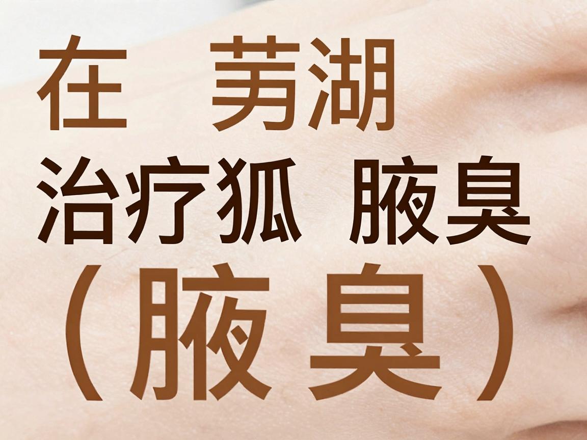 在芜湖,治疗狐臭(腋臭)首选的通常是三甲医院的皮肤科或普外科(腋臭专科)以下是具体的推荐和选择建议 在芜湖,治疗狐臭(腋臭)首选的通常是三甲医院的皮肤科或普外科(腋臭专科)以下是具体的推荐和选择建议