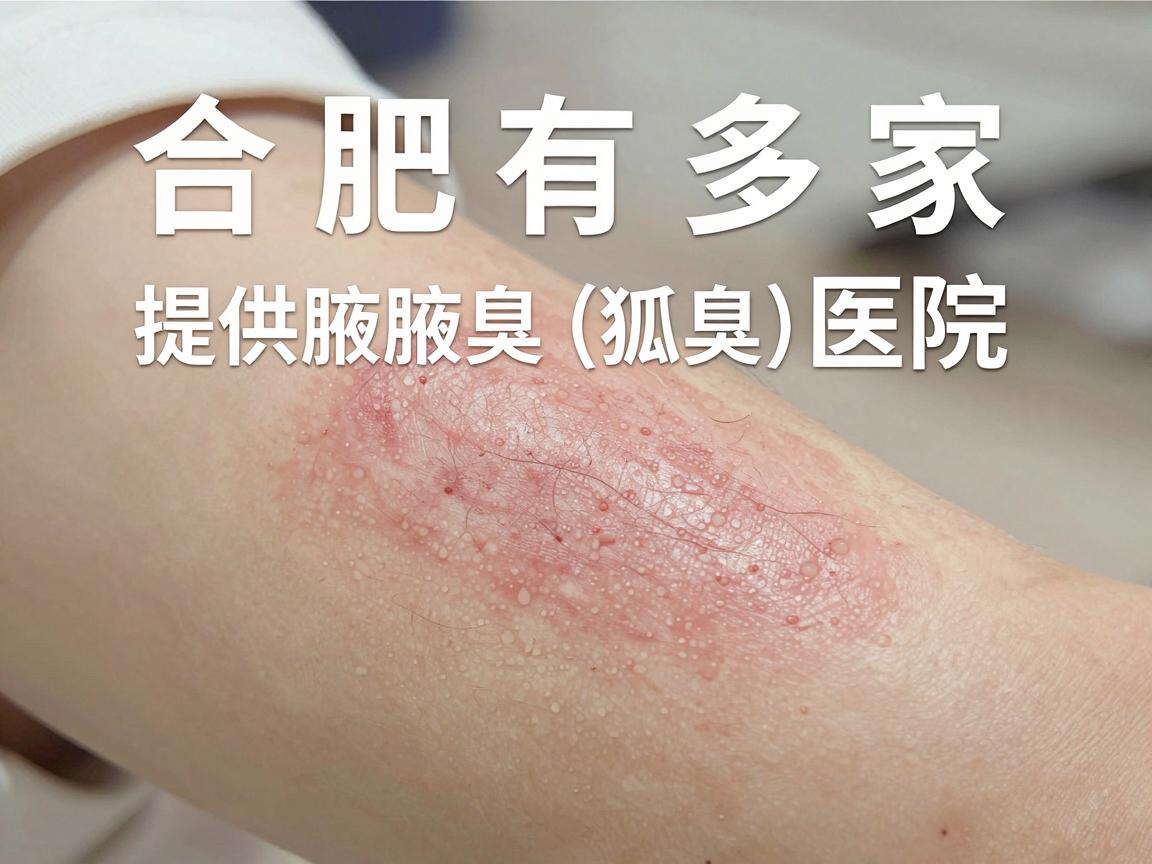 合肥有多家医院提供腋臭(狐臭)治疗服务,但需要明确的是,腋臭手术属于常规的普外科或整形外科手术,并非疑难杂症。在合肥,三甲医院的普外科、皮肤科或医疗美容科通常都能提供规范的治疗 合肥有多家医院提供腋臭(狐臭)治疗服务,但需要明确的是,腋臭手术属于常规的普外科或整形外科手术,并非疑难杂症。在合肥,三甲医院的普外科、皮肤科或医疗美容科通常都能提供规范的治疗